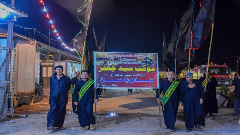 استمرار توافد المواكب