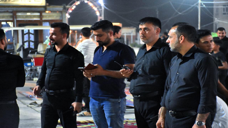 مرقد طبيبة المعلولين ..يستقبل عشرات المواكب الحسينية.