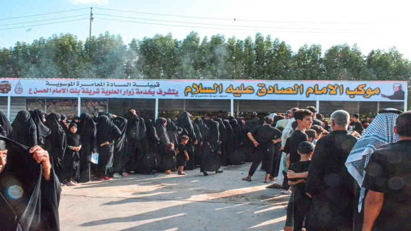 آيَاتُ الْكَرْم تتجلى فِي مواكب الْخِدْمَة الحسينية