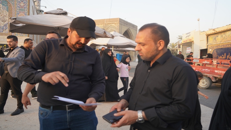 مشاريع الإعمار في الأمانة الخاصة للمرقد الشريف تشهد نسب إنجاز متقدمة
