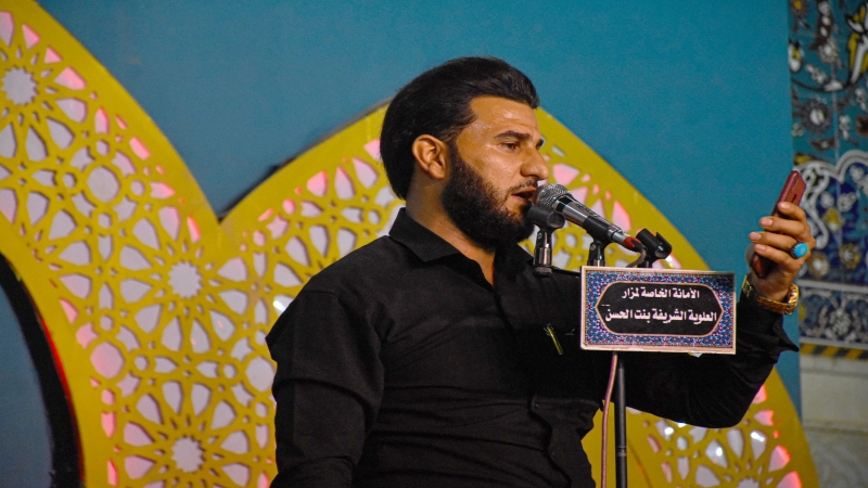 الأمانة الخاصة للمرقد المطهر ترفع راية الحزن