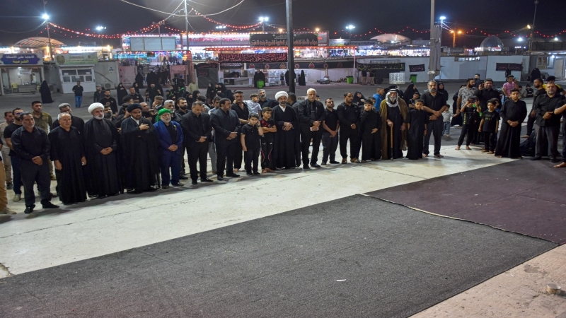الأمانة الخاصة للمرقد المطهر ترفع راية الحزن