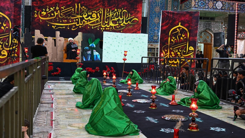 الأمانة الخاصة للمرقد الشريف تواصل مجالسها في أحياء شهادة السيدة رقية بنت الإمام الحسين (عليه السلام)