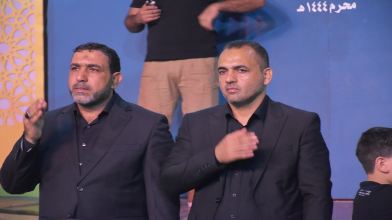 استمرار توافد المواكب المعزية لمرقد شهيدة الركب الحسيني