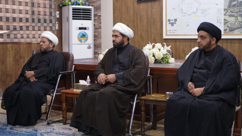 الْأَمَانَة الْخَاصَّة للمرقد الْمُطَهِّر تَكَرَّم السَّادَة وَالْمَشَايِخ الْكِرَامِ فِي وَحْدَه الشُّؤُون الدِّينِيَّة