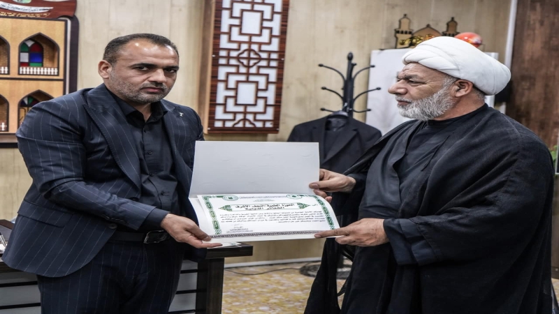 الْأَمَانَة الْخَاصَّة للمرقد الْمُطَهِّر تَكَرَّم السَّادَة وَالْمَشَايِخ الْكِرَامِ فِي وَحْدَه الشُّؤُون الدِّينِيَّة