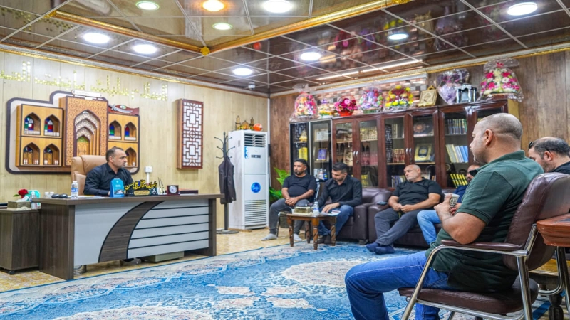 الْأَمَانَة الْخَاصَّة للمرقد الْمُطَهِّر تَجْرِي إجتماعاً مَع كادِر الشُّعْبَة الْهَنْدَسِيَّة