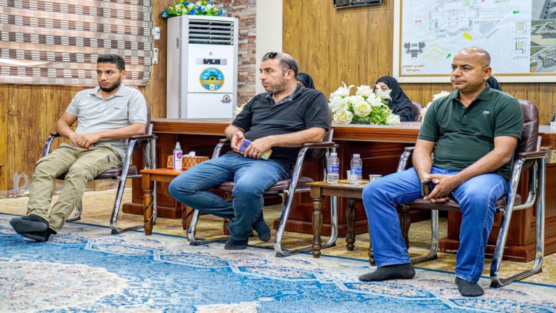 الْأَمَانَة الْخَاصَّة للمرقد الْمُطَهِّر تَجْرِي إجتماعاً مَع كادِر الشُّعْبَة الْهَنْدَسِيَّة