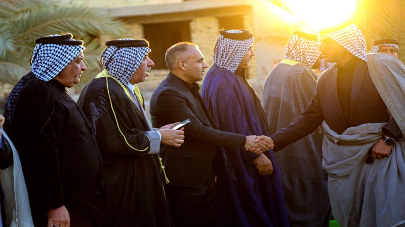 وَفْد الْأَمَانَة الْخَاصَّة للمرقد الْمُطَهِّر تُشَارِكَ فِي حُضُورِ التّجَمّع العشائري الْخَاصّ بتكريم الْمَوَاكِب الحسينية
