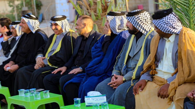 وَفْد الْأَمَانَة الْخَاصَّة للمرقد الْمُطَهِّر تُشَارِكَ فِي حُضُورِ التّجَمّع العشائري الْخَاصّ بتكريم الْمَوَاكِب الحسينية