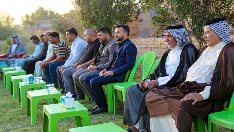 وَفْد الْأَمَانَة الْخَاصَّة للمرقد الْمُطَهِّر تُشَارِكَ فِي حُضُورِ التّجَمّع العشائري الْخَاصّ بتكريم الْمَوَاكِب الحسينية