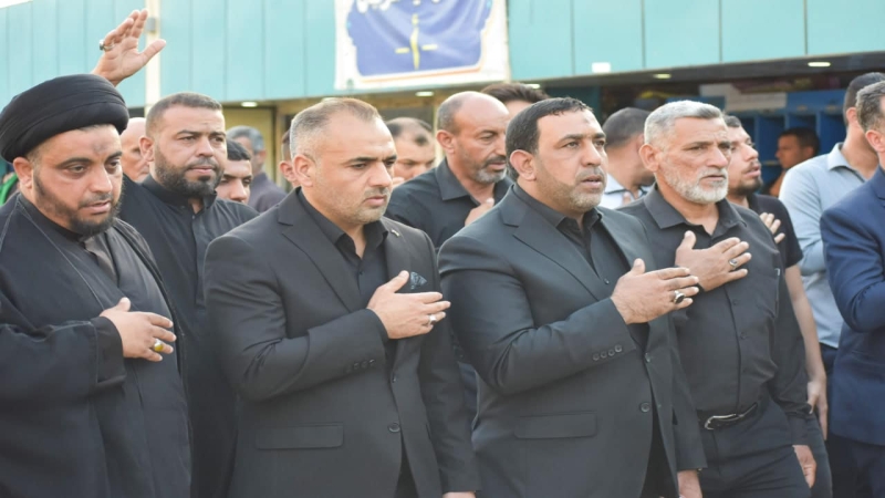 الْأَمَانَة الْخَاصَّة للمرقد الْمُطَهِّر تُقِيم مَرَاسِيم تَشْيِيع النَّعْش الرمزي لِسَيِّد الْأَنْبِيَاءِ وَالْمُرْسَلِينَ مُحَمَّد (ص) فِي الْحَرَم