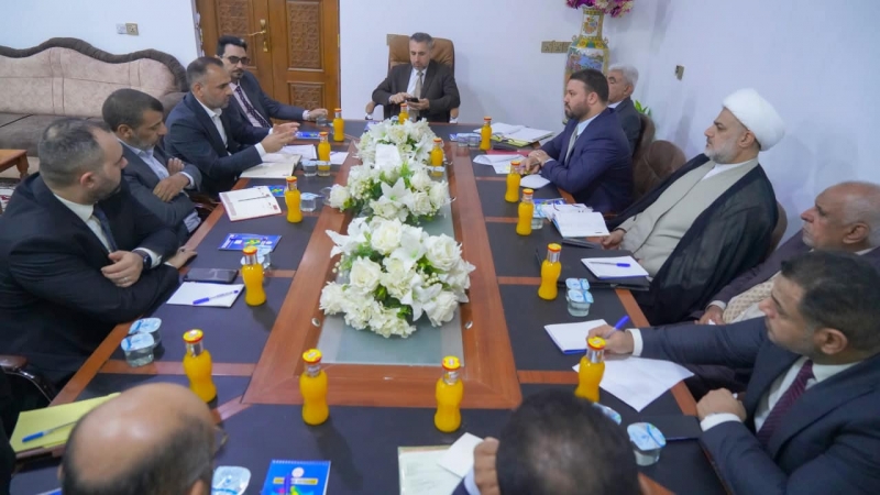 تشرف وفد رفيع المستوى من ديوان الوقف الشيعي برئاسة الوكيل الديني والثقافي الدكتور احسان جعفر احمد والوفد المرافق له بزيارة طبيبة المعلولين العلوية شري