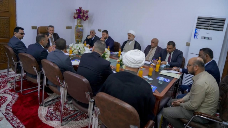 تشرف وفد رفيع المستوى من ديوان الوقف الشيعي برئاسة الوكيل الديني والثقافي الدكتور احسان جعفر احمد والوفد المرافق له بزيارة طبيبة المعلولين العلوية شري