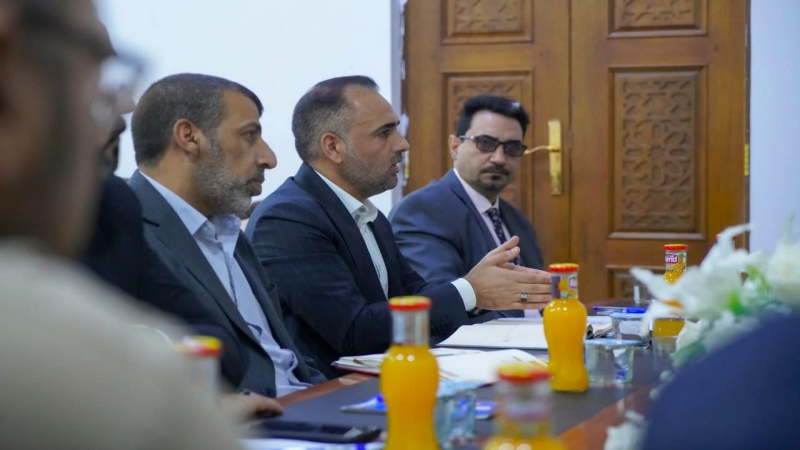 تشرف وفد رفيع المستوى من ديوان الوقف الشيعي برئاسة الوكيل الديني والثقافي الدكتور احسان جعفر احمد والوفد المرافق له بزيارة طبيبة المعلولين العلوية شري