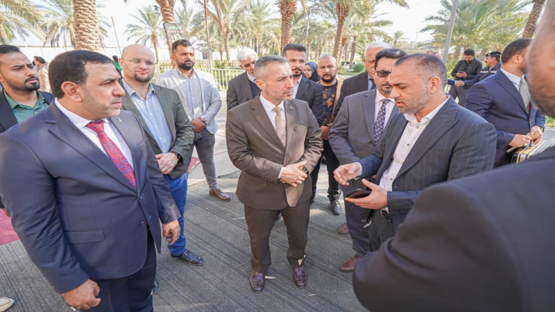 تشرف وفد رفيع المستوى من ديوان الوقف الشيعي برئاسة الوكيل الديني والثقافي الدكتور احسان جعفر احمد والوفد المرافق له بزيارة طبيبة المعلولين العلوية شري