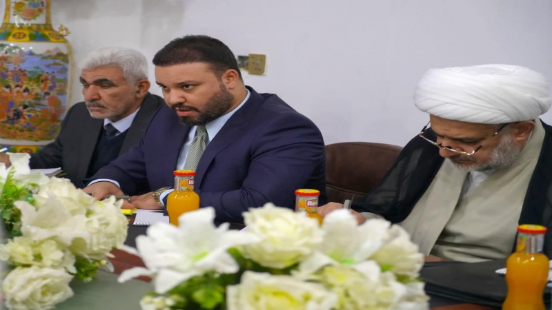 تشرف وفد رفيع المستوى من ديوان الوقف الشيعي برئاسة الوكيل الديني والثقافي الدكتور احسان جعفر احمد والوفد المرافق له بزيارة طبيبة المعلولين العلوية شري