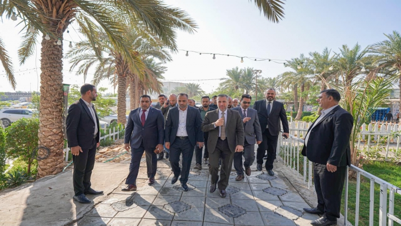 تشرف وفد رفيع المستوى من ديوان الوقف الشيعي برئاسة الوكيل الديني والثقافي الدكتور احسان جعفر احمد والوفد المرافق له بزيارة طبيبة المعلولين العلوية شري