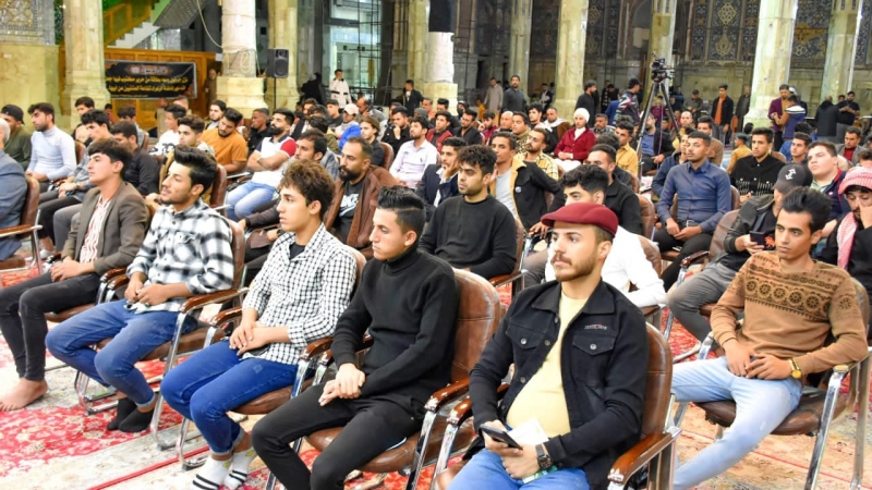 الأمانة الخاصة للمرقد المطهر تقيم محاضرة قرآنية تفسيرية في رواق الأمام الحسن