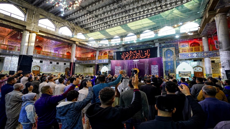 الْأَمَانَة الْخَاصَّة للمرقد الْمُطَهِّر تُحْي شَهَادَة السَّيِّدَة الزَّهْرَاء (ع)