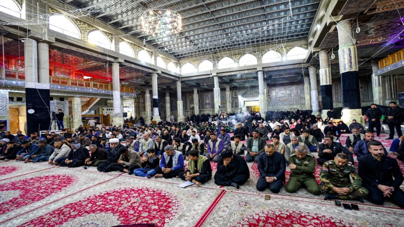 الْأَمَانَة الْخَاصَّة للمرقد الْمُطَهِّر تُحْي شَهَادَة السَّيِّدَة الزَّهْرَاء (ع)