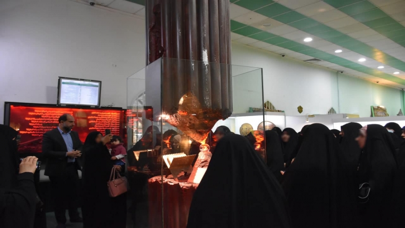 وفد من شعبة الشؤون الدينية النسوية التابعة إلى المزار المطهر في ضيافة العتبة الحسينية المقدسة