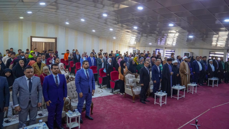 الْأَمَانَة الْخَاصَّة للمرقد الْمُطَهِّر تُشَارِكَ فِي فعاليات تَكْرِيمٌ الطَّلَبَة الْأَوَائِلِ فِي كُلِّيَّةِ الْإِمَام الكاظم