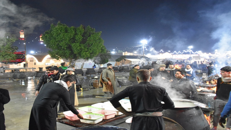 ترحب الامانة الخاصه بخدام موكب النجف الأشرف