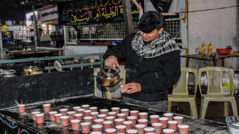 المواكب الحسينية في حرم طبيبة المعلولين