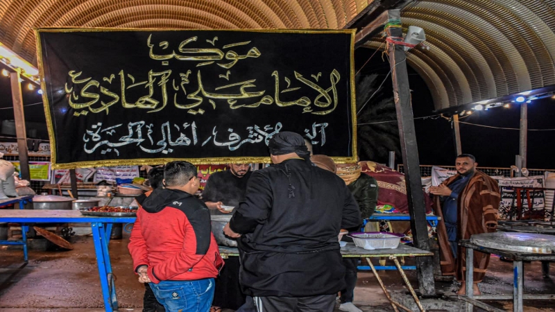 المواكب الحسينية في حرم طبيبة المعلولين