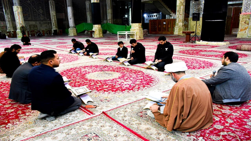 الْأَمَانَة الْخَاصَّة تُقِيم مَحْفَلا قَرانِيا بِذِكْرَى وَفَاة السَّيِّدَة أُمِّ الْبَنِينَ