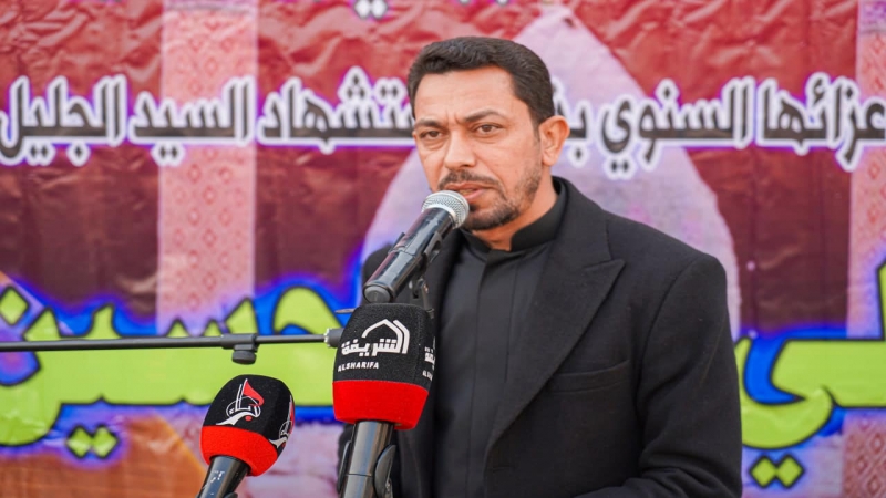 الأمانة الخاصة للمرقد المطهر تشارك في أحياء شهادة علي بن الحسين