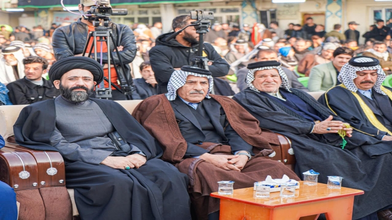 الأمانة الخاصة للمرقد المطهر تشارك في أحياء شهادة علي بن الحسين