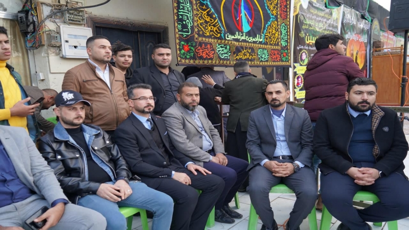 الأمانة الخاصة للمرقد المطهر تشارك في أحياء شهادة علي بن الحسين