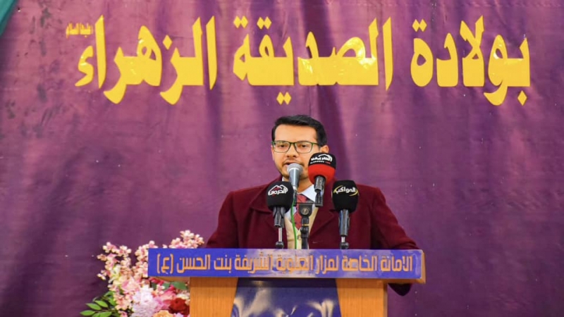 الأمانة الخاصة للمرقد المطهر تقيم مهرجانًا خاصاً بمناسبة ولادة السيدة الزهراء