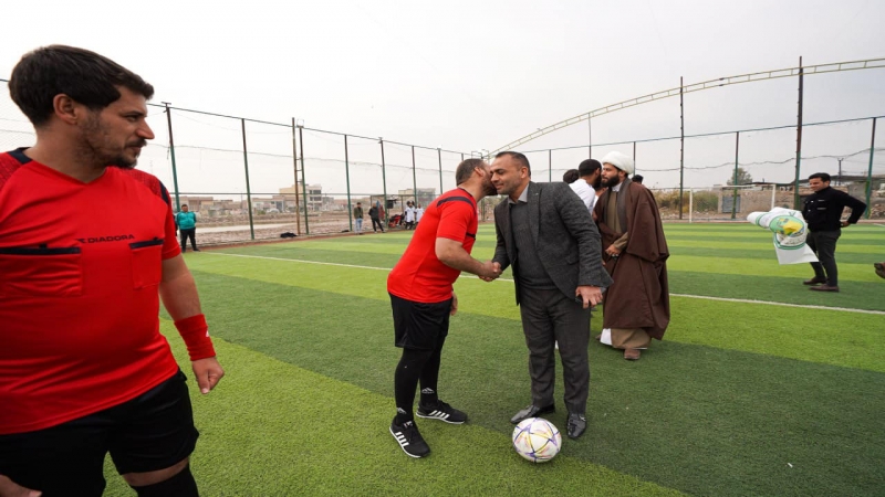 الأمانة الخاصة للمرقد المطهر تقيم بطولة قادة النصر لكرة القدم