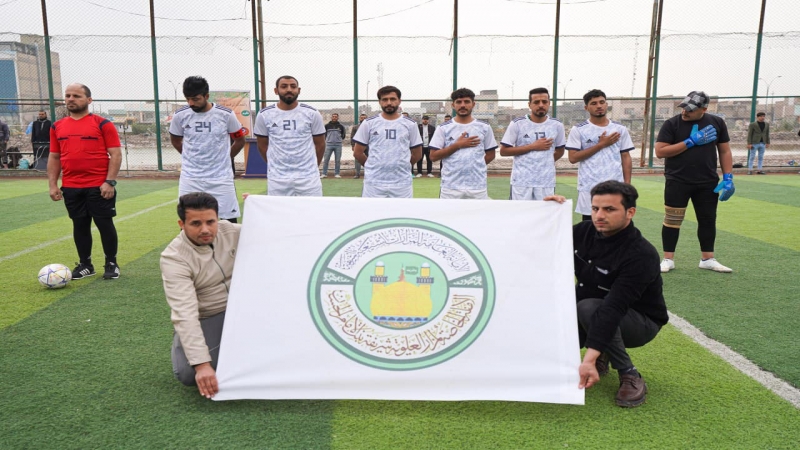 الأمانة الخاصة للمرقد المطهر تقيم بطولة قادة النصر لكرة القدم