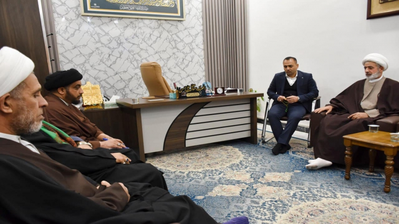 الأمانة الخاصة للمرقد المطهر تجري إجتماعاً مع وحدة الشؤون الدينية
