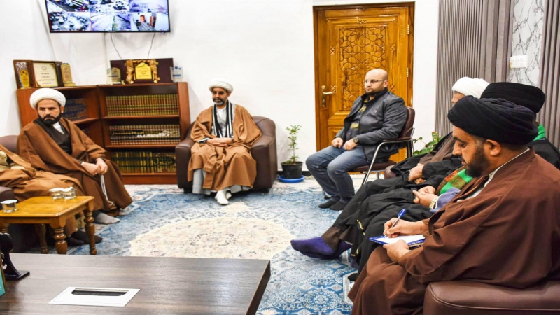 الأمانة الخاصة للمرقد المطهر تجري إجتماعاً مع وحدة الشؤون الدينية