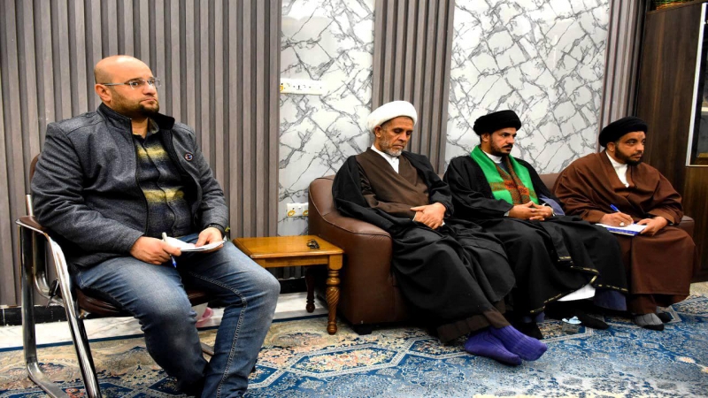 الأمانة الخاصة للمرقد المطهر تجري إجتماعاً مع وحدة الشؤون الدينية