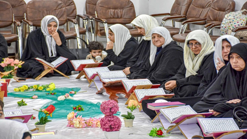 الأمانة الخاصة للمرقد الشريف تقيم أمسية قرآنية نسوية