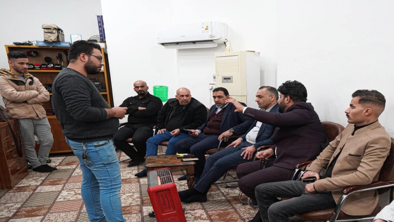 وفد قناة المواكب الفضائية في ضيافة طبيبة المعلولين