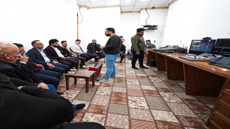 وفد قناة المواكب الفضائية في ضيافة طبيبة المعلولين