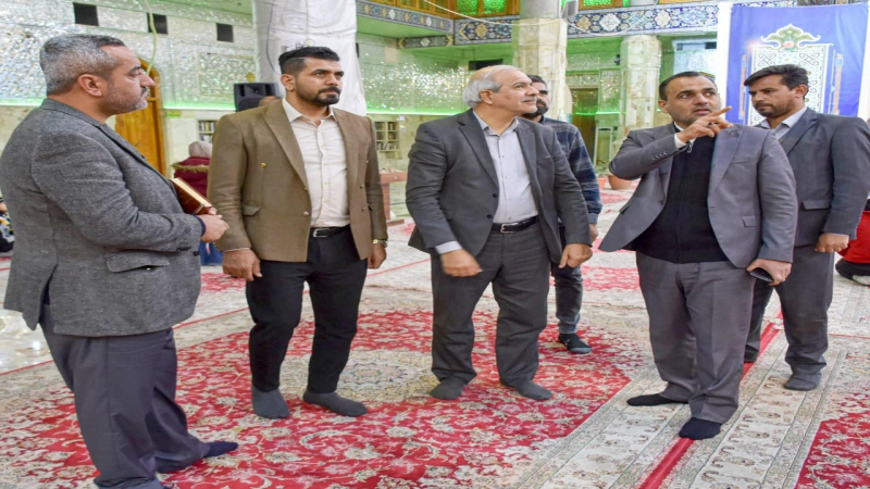جوله ميدانية لنائب الأمين العام للمزارات الشيعية الشريفة في اروقة طبيبة المعلولين