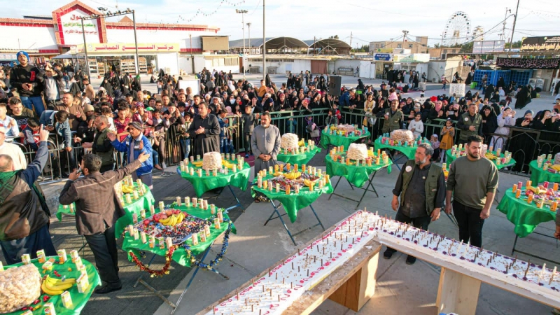 أكبر كيكة صنعت بمولد أمير المؤمنين وسيد الوصيين (ع)