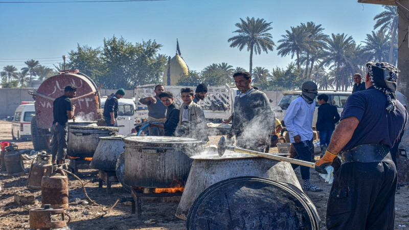 يستمر عطاء المواكب والهيئات الحسينية