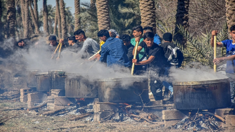يستمر عطاء المواكب والهيئات الحسينية
