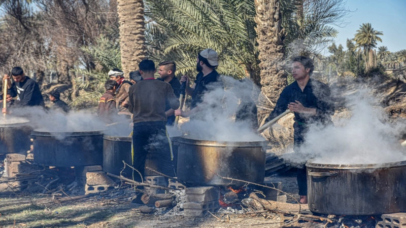 يستمر عطاء المواكب والهيئات الحسينية