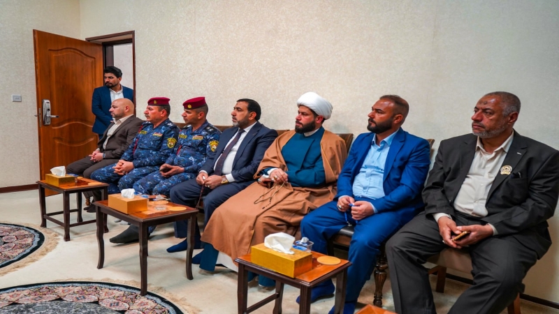 وفد الأمانة الخاصة لمرقد العلوية الشريفة بنت الحسن (ع) يحضر الاحتفالية المركزية لمهرجان خاتم الأوصياء الدولي