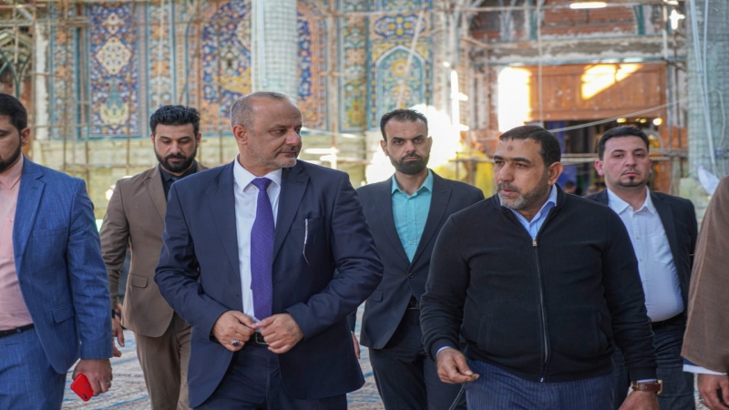 تشرف عميد كلية الإمام الكاظم (عليه السلام )الدكتور عبد الجليل منشد خلف